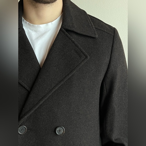 Hugo Boss Brown Peacoat - Size L - Picture 4 of 7